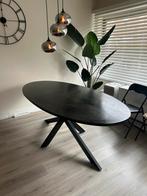 Ovale eettafel melamine, Huis en Inrichting, Tafels | Eettafels, Ophalen, 100 tot 150 cm, 200 cm of meer, Zo goed als nieuw