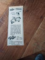 Advertentie van Goggo scooter staal 1955, Ophalen of Verzenden
