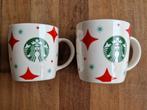 2x Starbucks kerst mok beker kop ' make it yours at home ', Huis en Inrichting, Keuken | Servies, Ophalen of Verzenden, Zo goed als nieuw