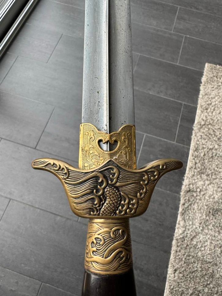 Handgemaakte Wudang Jian - Damascus Staal, Sport en Fitness, Vechtsporten en Zelfverdediging, Nieuw, Ophalen