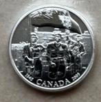 100 x zilveren kwartje Canada 2005 “60 jaar bevrijding”, Ophalen of Verzenden, Zilver