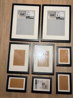 Zwarte fotolijsten set - Ribba IKEA, Ophalen of Verzenden, Gebruikt
