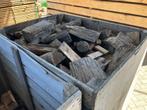 Kuub brandhout eiken droog, Tuin en Terras, Minder dan 3 m³, Ophalen, Blokken