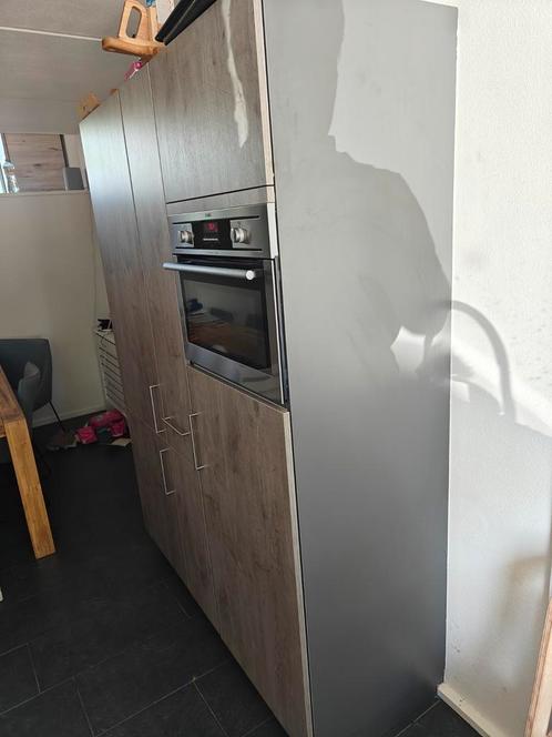 Keukenkast met koelkast en oven, Huis en Inrichting, Keuken | Complete keukens, Gebruikt, Ophalen