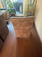 6 Stoelen op Wielen - Gebruikt, Huis en Inrichting, Fauteuils, Ophalen, Gebruikt, Minder dan 75 cm, Stof