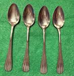 4 antieke theelepels verzilverd Rio Alpaca – 10 cm, Verzenden