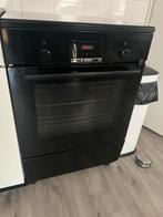 Bosch inductie oven fornuis HLN39A060U zwart incl. bakplaten, Ophalen, Oven, Zo goed als nieuw, 45 tot 60 cm