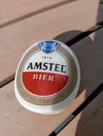amstel bier tap lens Met verlichting, Verzamelen, Ophalen of Verzenden, Gebruikt, Reclamebord, Plaat of Schild, Amstel