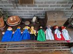 8 vintage poppenkastpoppen, Antiek en Kunst, Ophalen of Verzenden