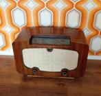 Erres KY 457 1946 houten antieke buizen radio., Ophalen