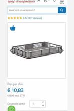 Kratten - stapelbare broodkratten 52 stuks gebruikt, Doe-het-zelf en Verbouw, Kratten en Dozen, Ophalen, Gebruikt, 40 tot 60 cm