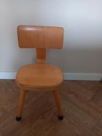 Vintage houten schoolstoeltje, Ophalen of Verzenden, Gebruikt, Stoel(en)