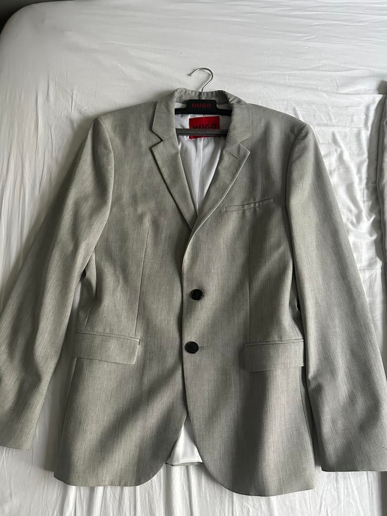 Hugo Boss pak ZGAN, Ophalen of Verzenden, Zo goed als nieuw, Blauw