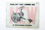 Ocean City "300" spinning reel molen onderhoud en garan 18, Gebruikt, Ophalen of Verzenden, Molen