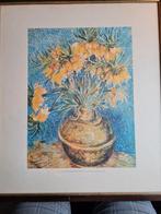 50 x 58 cm poster ingelijst Vincent van Gogh, Gebruikt, Ophalen of Verzenden