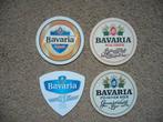 4 oude Bavaria bierviltjes, Ophalen of Verzenden, Zo goed als nieuw