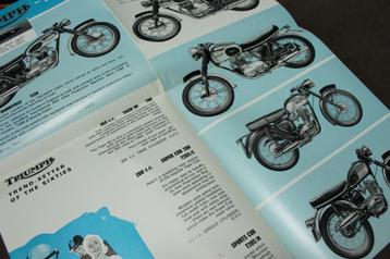 Triumph 1966 ? verkoop folder TR6 T120 T90 T20 T100T T100S beschikbaar voor biedingen