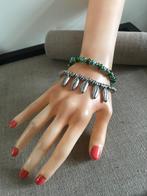 Zamak armband (46) 2 laags, Overige materialen, Nieuw, Ophalen of Verzenden, Met bedels of kralen