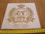 sticker transparant tabak - AGIO 75 jaar sigaren 1904-1979 *, Verzamelen, Ophalen, Zo goed als nieuw, Bedrijf of Vereniging