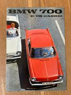 BMW 700 C CS Cabrio brochure 11/62, Boeken, Auto's | Folders en Tijdschriften, Verzenden, Zo goed als nieuw, BMW