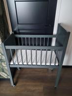 Kidsmill Noa Wieg Antraciet + Aerosleep Matras + 2 hoezen, Ophalen, Zo goed als nieuw, Wieg