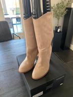 Via Vai Beige Suède Halfhoge Laarzen - Nieuwstaat, Ophalen of Verzenden, Zo goed als nieuw, Beige, Lage of Enkellaarzen