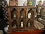 India wandkastje plank tempel altaar kast Indiase muur plank, Met plank(en), Verburgt Vintage, Teakhout, Nieuw