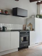 Steel inductie fornuis  + Wave afzuigkap zgan, Ophalen, Overige materialen, Zwart, Overige typen