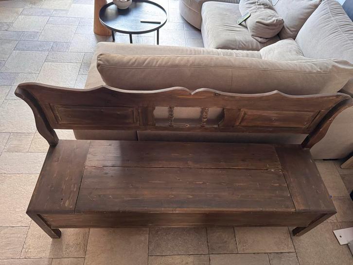 Antieke Opbergbank - 170cm Breed, Antiek en Kunst, Antiek | Meubels | Stoelen en Banken, Ophalen