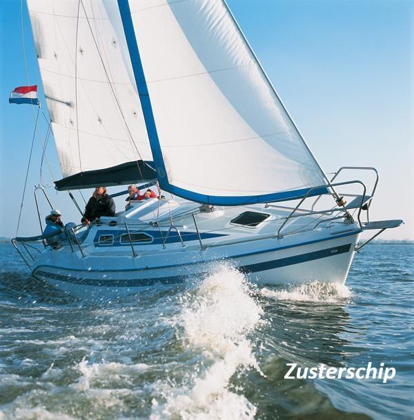 TES678BT ruime 8m (2007) Yamaha 8pk 4 takt el start, hefkiel, Watersport en Boten, Kajuitzeilboten en Zeiljachten, Gebruikt, Polyester