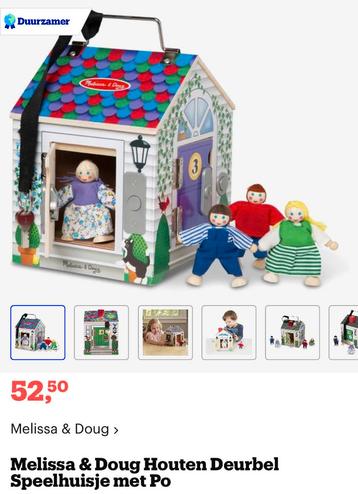 Melissa & doug huisje met sleutels en belgeluiden beschikbaar voor biedingen