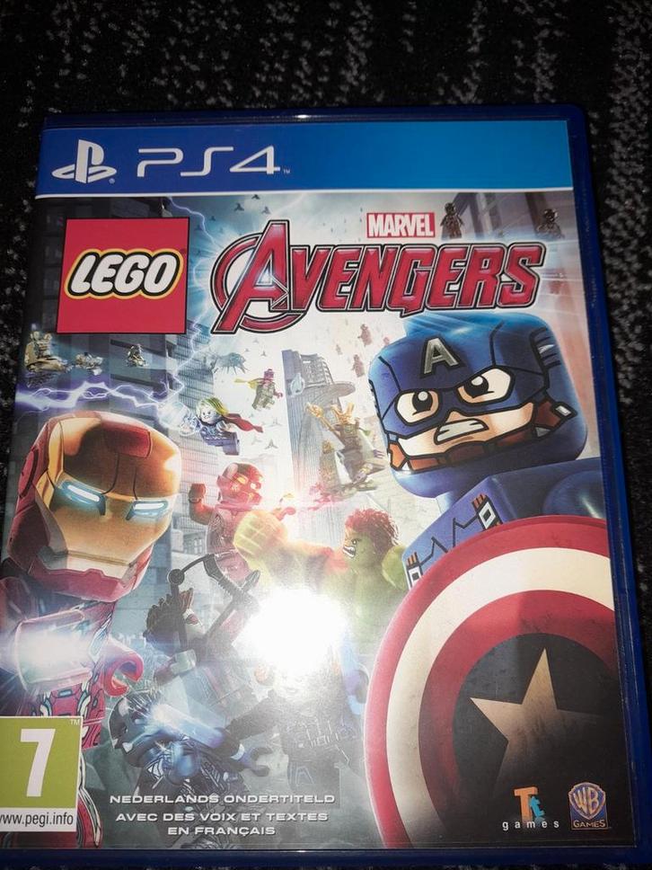 LEGO Marvel Avengers PS4, Spelcomputers en Games, Games | Sony PlayStation 4, Gebruikt, Avontuur en Actie, 1 speler, Vanaf 7 jaar