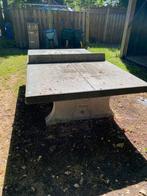Betonnen tafeltennis tafel, Sport en Fitness, Ophalen, Gebruikt, Tafel Outdoor
