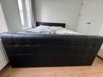 Beterbed zwarte boxspring 180x200 cm, Huis en Inrichting, Ophalen, Tweepersoons, Zo goed als nieuw, 180 cm