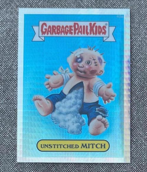 Garbage Pail Kids 2013 | Prism Refractor | Unstitched Mitch, Hobby en Vrije tijd, Stickers en Plaatjes, Zo goed als nieuw, Plaatje