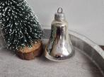 Vintage kerstbal klokje zilver 480, Diversen, Kerst, *, Gebruikt, *, Ophalen of Verzenden