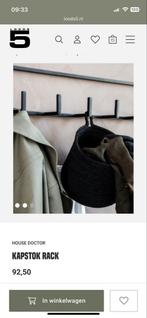 Stalen Kapstok - Loods5 - Gebruikt, incl. schroeven, Huis en Inrichting, Woonaccessoires | Kapstokken, Gebruikt, Minder dan 100 cm