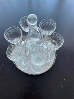 Kristallen glazen en karaf, Antiek en Kunst, Ophalen of Verzenden