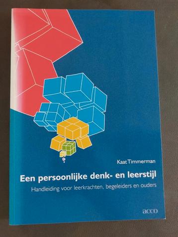 Karin Timmerman - Een persoonlijke denk- en leerstijl beschikbaar voor biedingen