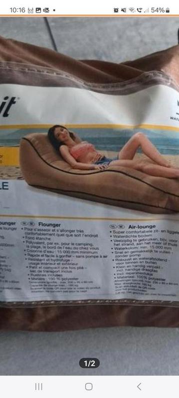 Crifit comfortabele  liggen bed. Voor camping of strand beschikbaar voor biedingen