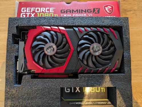 MSI GeForce GTX 1080 Ti Gaming X 11G, Computers en Software, Videokaarten, Gebruikt, Nvidia, PCI-Express 3.0, GDDR5, HDMI, DisplayPort
