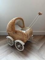 Rieten poppenwagen, Ophalen, Zo goed als nieuw, Babypop