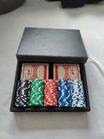 Kleine poker/blackjack set, Hobby en Vrije tijd, Gezelschapsspellen | Kaartspellen, Ophalen of Verzenden, Zo goed als nieuw