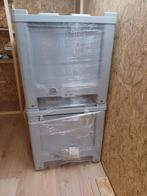 2 x Palletboxen gesloten 1200x800x800mm, Ophalen, Nieuw