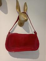 leuk rood leren handtasje te koop, Sieraden, Tassen en Uiterlijk, Tassen | Damestassen, Ophalen, Zo goed als nieuw, Rood, Handtas