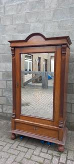 Biedermeier Spiegelkast Mahonie Fineer, Antiek en Kunst, Antiek | Meubels | Kasten, Ophalen