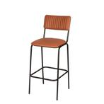Vintage Look Barkruk Industriële Horecastoel Barstoel Leer, 5 krukken of meer, Info@dehanzeherten.nl, 60 tot 90 cm, Nieuw