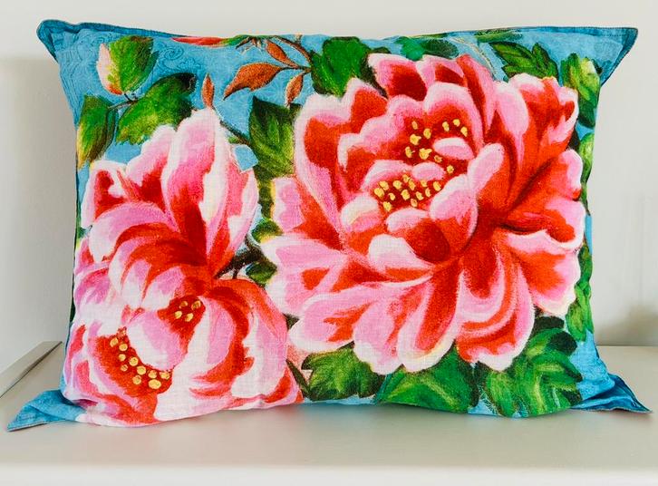 PIP STUDIO linnen sierkussen 70 x 55 cm, Huis en Inrichting, Woonaccessoires | Kussens, Zo goed als nieuw, Overige kleuren, Rechthoekig