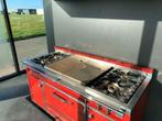 Tuscany 5 vlams modern rood fornuis NIEUW showroom model, Ophalen of Verzenden, Nieuw zonder verpakking, Fornuis, Frituur en Grillen