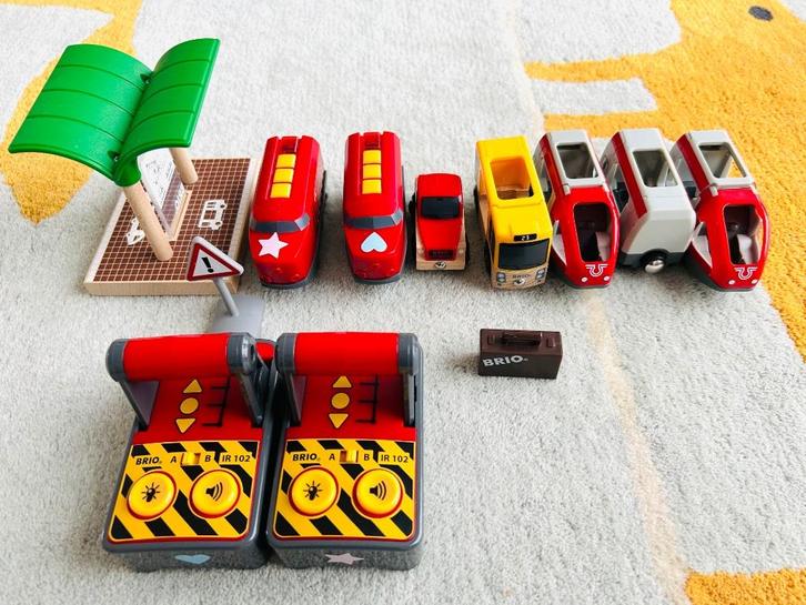 Brio treinbaan, Kinderen en Baby's, Speelgoed | Houten speelgoed, Zo goed als nieuw, Overige typen, Ophalen